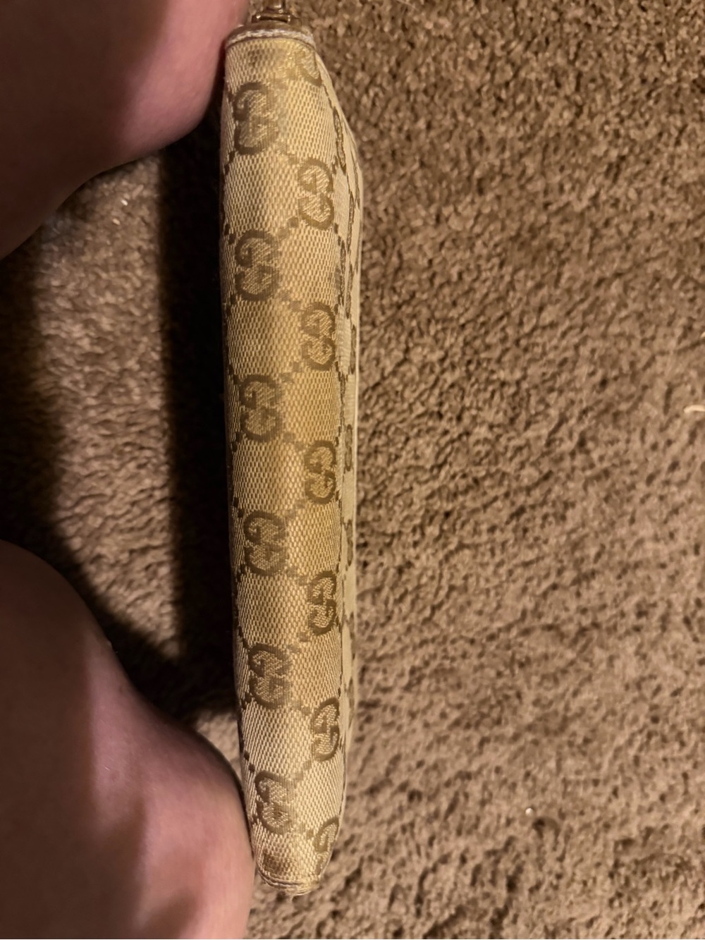 Gucci Tan Monogram Canvas